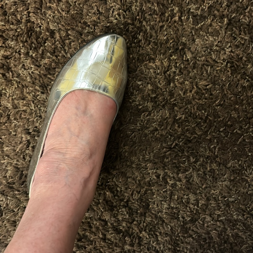 Silver croc pumps - Picture 4 of 4